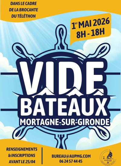 2026 Affiche Vide bateaux